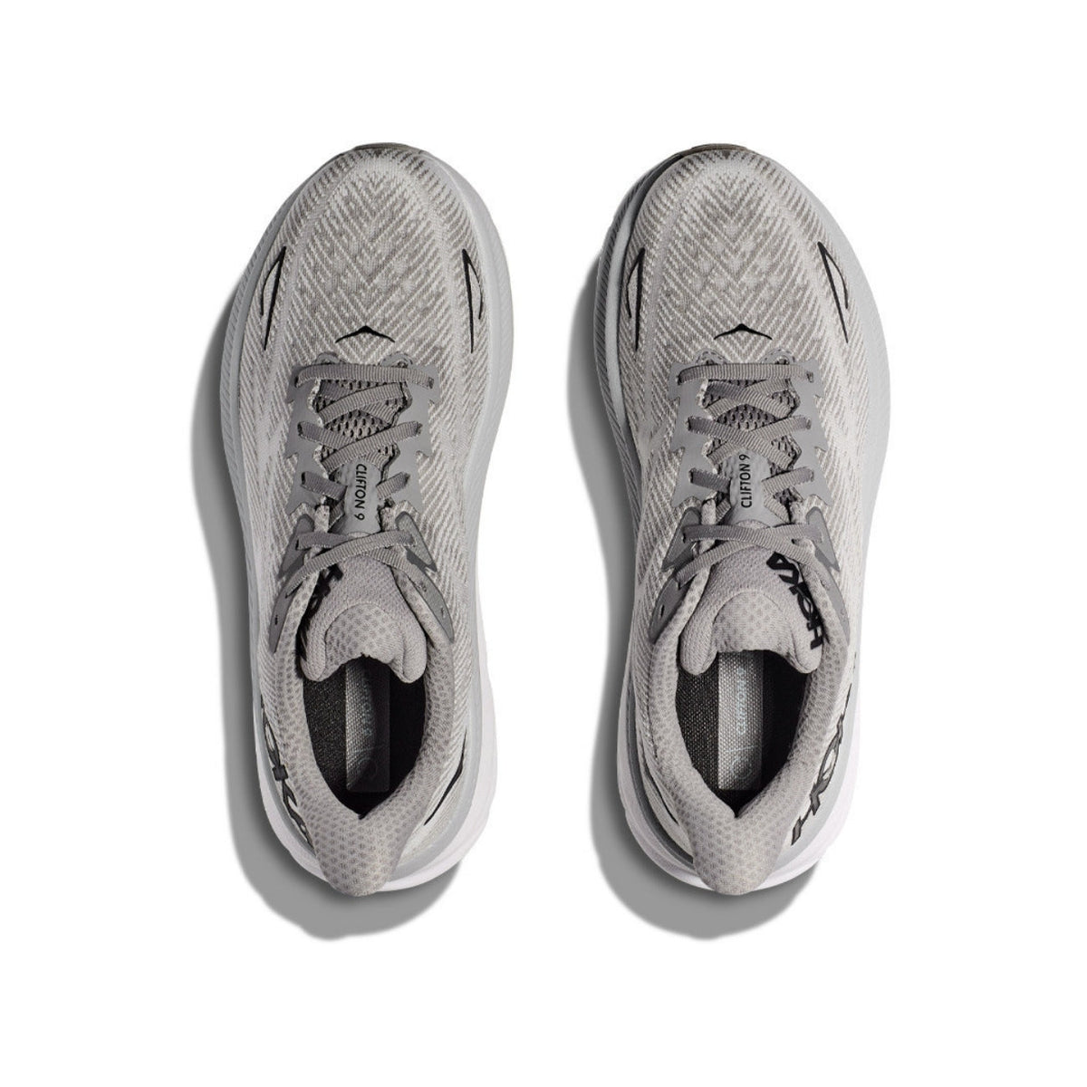 HOKA CLIFTON 9 - GRAY/BLACK