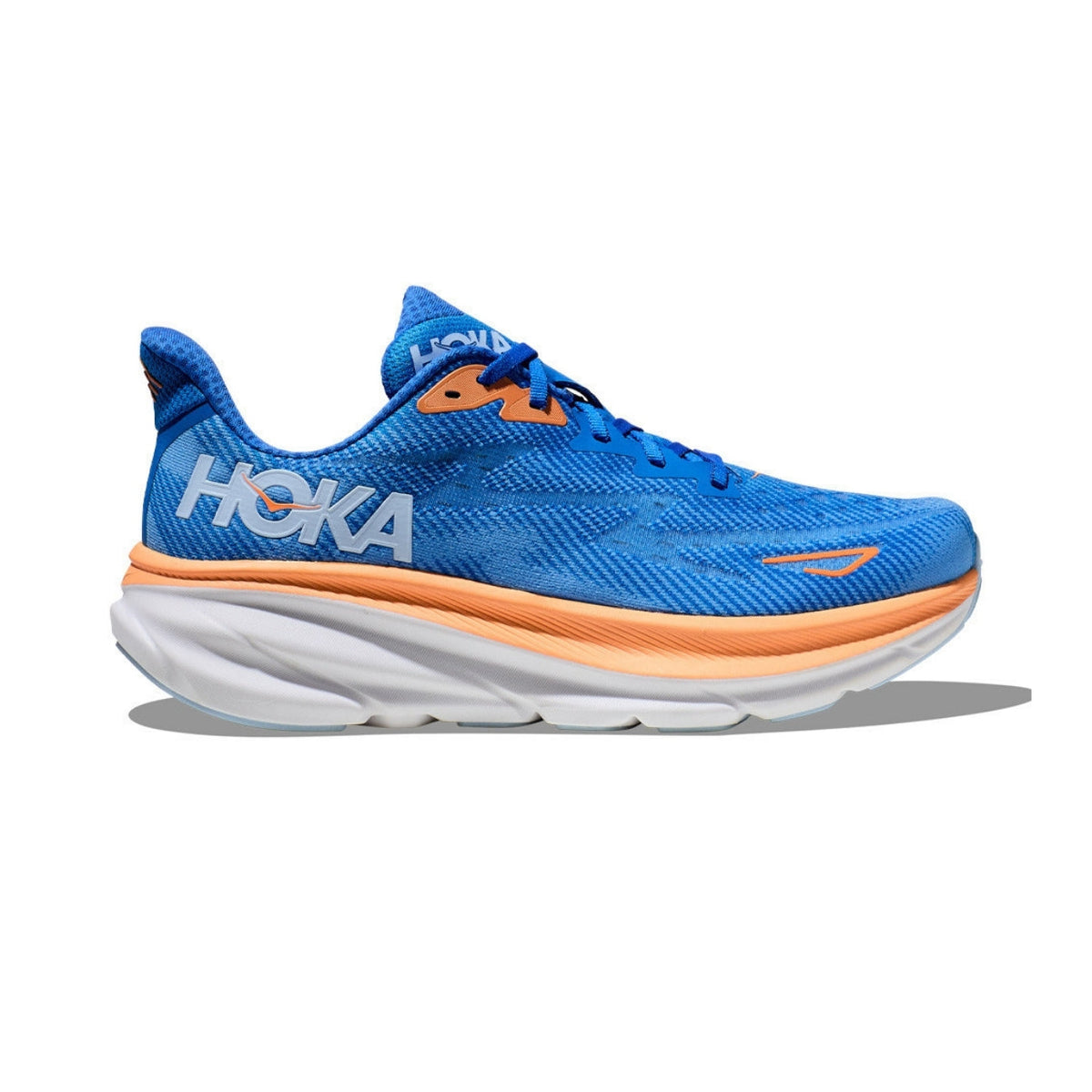 HOKA CLIFTON 9 - BLUE/ORANGE