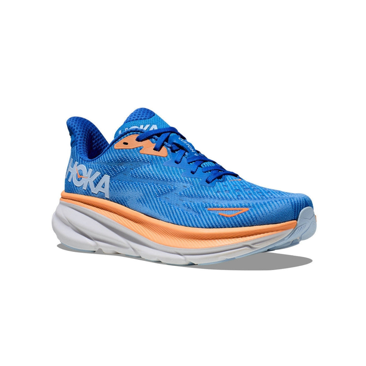 HOKA CLIFTON 9 - BLUE/ORANGE