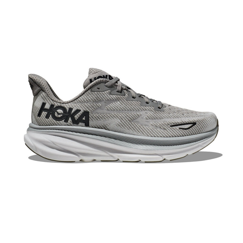 HOKA CLIFTON 9 - GRAY/BLACK