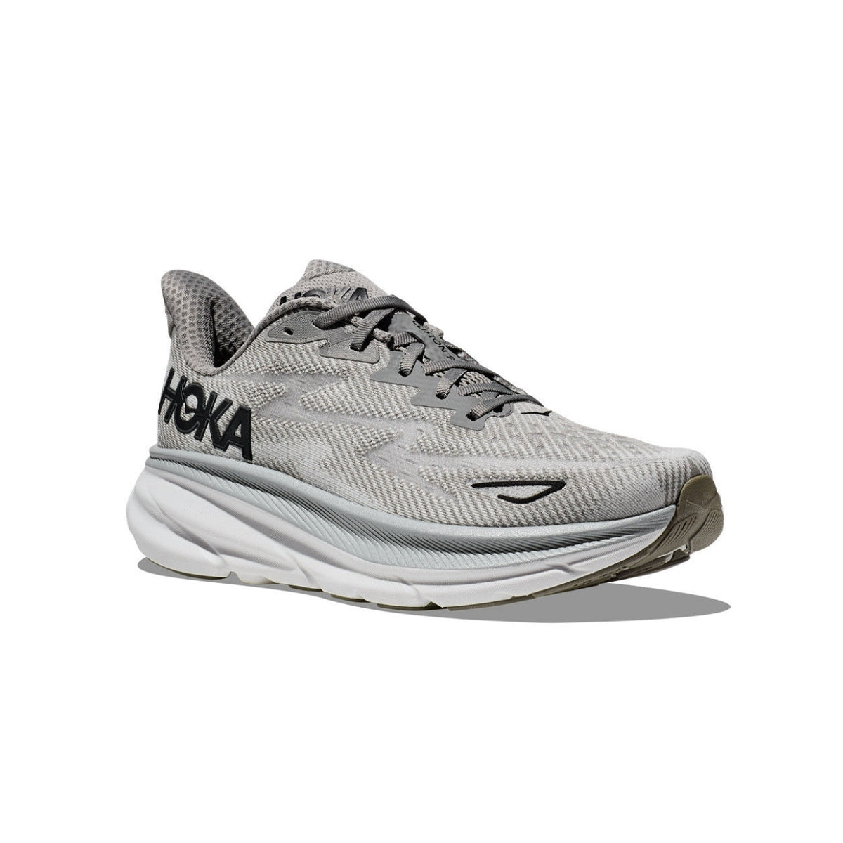 HOKA CLIFTON 9 - GRAY/BLACK