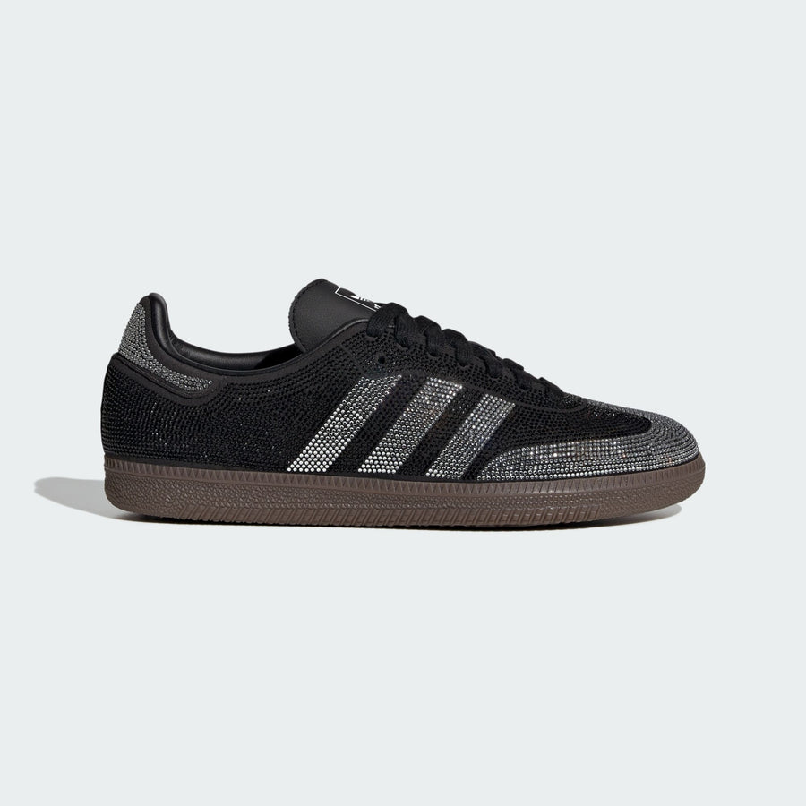 adidas Samba OG Rhinestone — Black / Silver