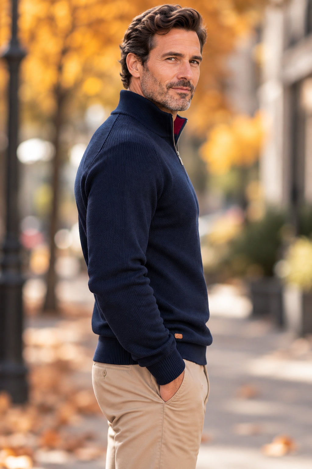 Refined Quarter Zip Sweater || CLEARANCE PRICE