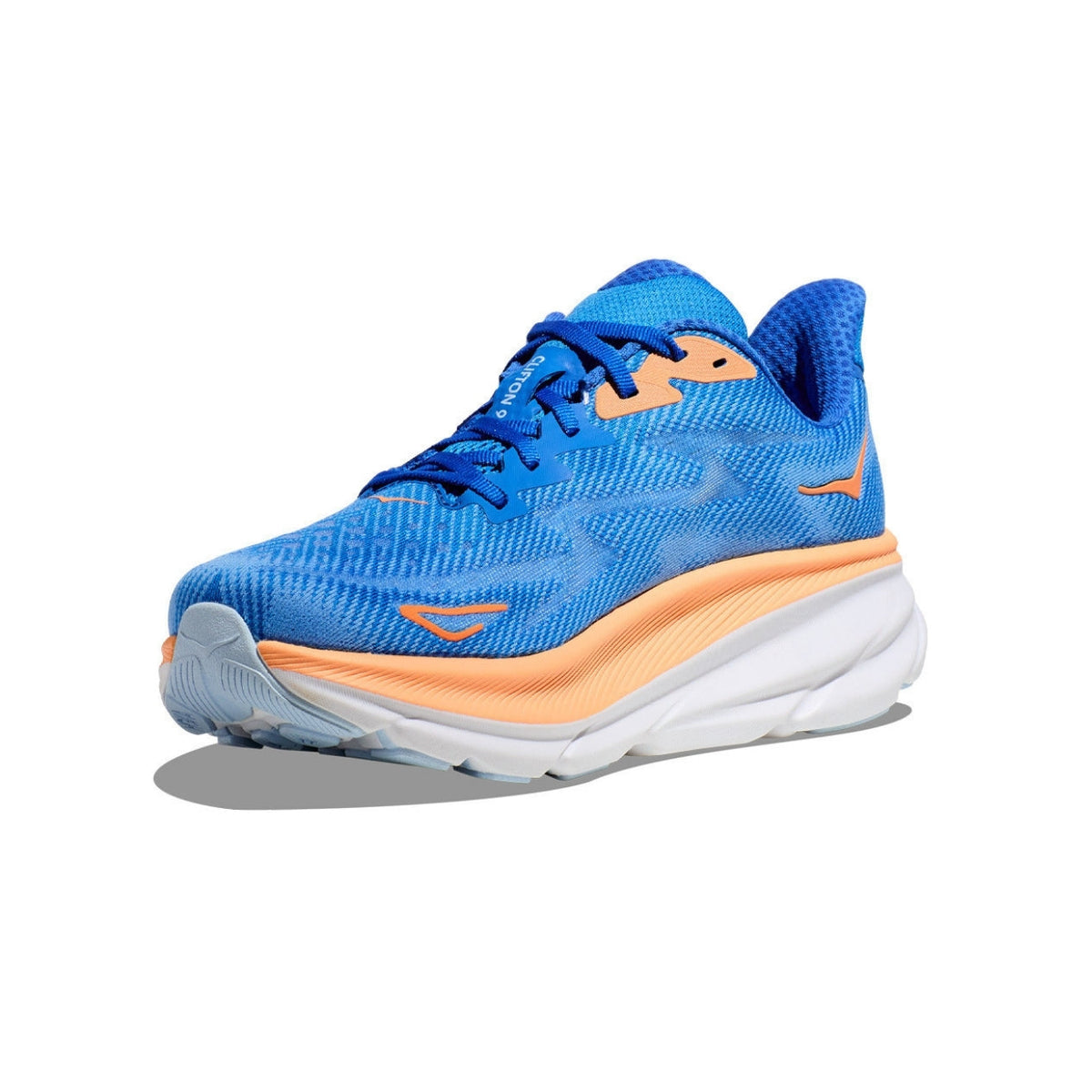 HOKA CLIFTON 9 - BLUE/ORANGE