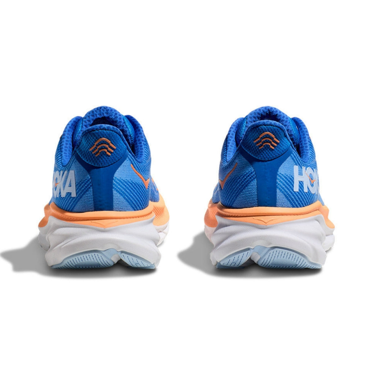 HOKA CLIFTON 9 - BLUE/ORANGE