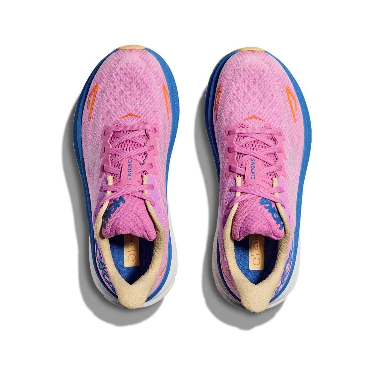 HOKA CLIFTON 9 - PINK/BLUE