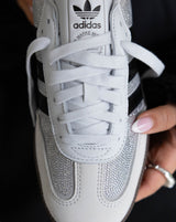 adidas Samba OG Rhinestone — White / Silver