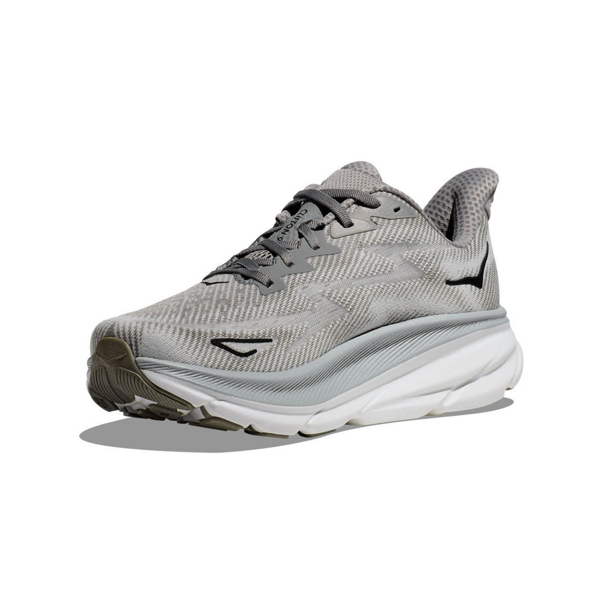 HOKA CLIFTON 9 - GRAY/BLACK