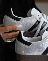 adidas Samba OG Rhinestone — White / Silver